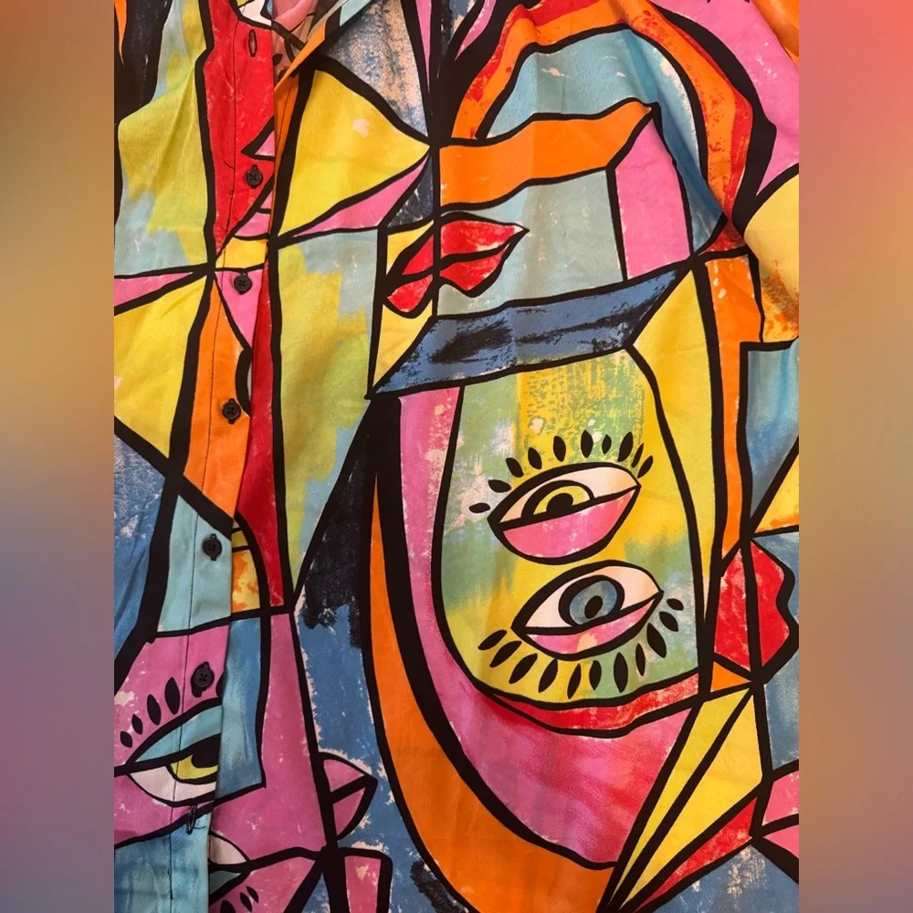 NWT LIVE 4 TRUTH Button Down Short Sleeve 1X - Picture 8 of 8